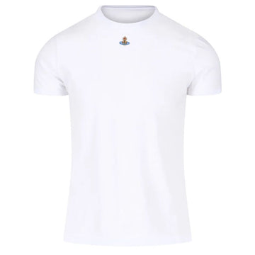 VIVIENNE WESTWOOD ロゴ刺繍Tシャツ ホワイト 3G010017 J001M A401 56656693