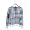 THOM BROWNE 4バーチェックメンズトレーナー 04456415 148649514 [P]
