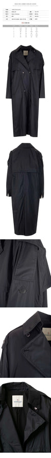Moncler 24FW DEVA Belted Trench Coat Black 1C000 40 M2760 999 108191725 [P]