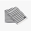 Saint James Ecume Navy Two-Tone Stripe Scarf 2945 144734703 [P]