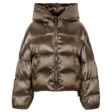 MAXMARA ブラウン スペースカ ダウンジャケット 2529486045 148675229