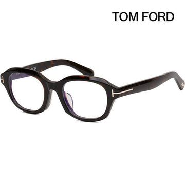 TOM FORD ブルーライトカット眼鏡フレーム TF6005DB 052 高級 厚い ヒョウ柄 アジアフィット ファッション 134030878