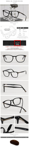 TOM FORD TF5505 001 四角のメガネフレーム 60881491 [P]