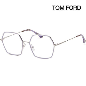 Tom Ford Blue Light Blocking Glasses Frame TF5615B 078 Luxury Polygon Fashion Purple 60881434