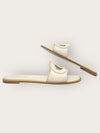 Dior White De Club Mules Calfskin Slippers 131480107 [P]