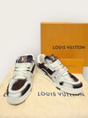 Louis Vuitton X Pharrell Brown Suede LV Trainer Sneakers 129384846 [P]