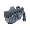DIOR 1ADPO093CDP Diamant-Leinwand glattes Kalbsleder Satteltasche Navy Blau 36098Y 148645531 [P]