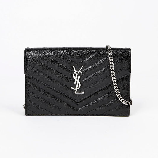 SAINT LAURENT エンベロープチェーン財布クロスバッグ 148576523 [P]