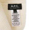 APC 25FW WVBDK M25085 AAD Logo HARRY Wool Ecru Beanie 148693564 [P]