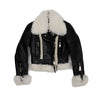 BURBERRY Shearling Bikerjacke 36 148533217 [P]
