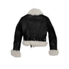 BURBERRY Shearling Bikerjacke 36 148533217 [P]