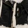 BURBERRY Shearling Bikerjacke 36 148533217 [P]