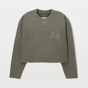 Maison Margiela Logo Crop Women's Sweatshirt 148703220