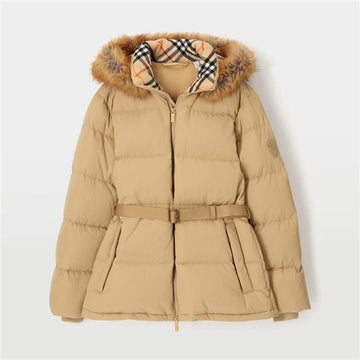 Burberry Hooded Fur Belt Nylon Padding 8099897 148703327