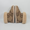 GUCCI Große GG Canvas Horsebit Shearling Ankle Boots (210) 148703948 [P]