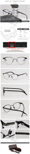 Tom Ford Blue Light Blocking Glasses Frame TF5863DB Luxury Round Vision Protection 123197325 [P]
