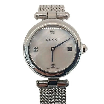 Gucci Diamantissima 27mm Steel Band Quartz Mother of Pearl Dial Women's Watch YA141504 148709831