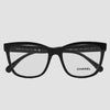 CHANEL Square Lettering Brille CH3392 A75208 C501 Schwarz 130347470 [P]