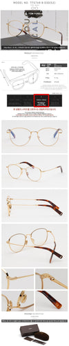 TOM FORD Blaues Licht Blockierende Brillenfassung TF5749B Luxus Gold Silber Metallfassung 123197304 [P]