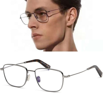 Tom Ford Blue Light Blocking Glasses Frame TF5748B Square Metal Frame Vision Protection 123197303