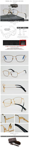 Tom Ford Blue Light Blocking Eyeglass Frame TF5748B Square Metal Frame Luxury Vision Protection 123197303 [P]