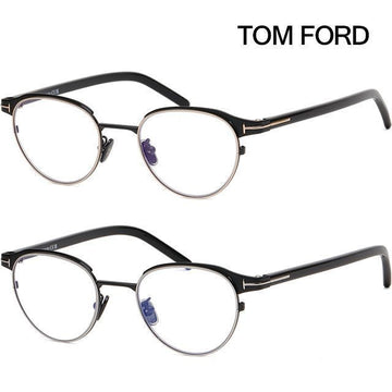 Tom Ford Blue Light Blocking Glasses Frame TF5863DB Luxury Round Vision Protection 123197325
