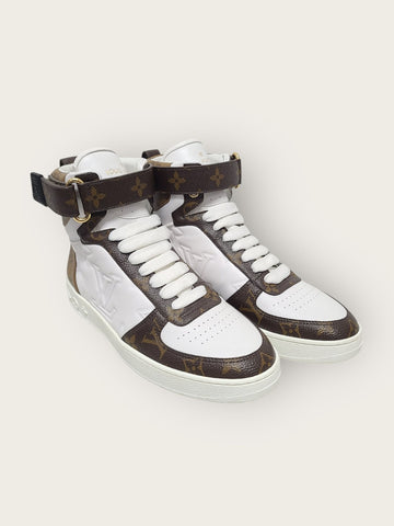 LOUIS VUITTON マルチモノグラムハイトップスニーカー 38 123943619