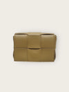 BOTTEGA VENETA エイコン ブラウン ウィービング カセット クロスバッグ 120542147 [P]