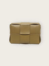BOTTEGA VENETA エイコン ブラウン ウィービング カセット クロスバッグ 120542147 [P]