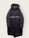 GIVENCHY ブラックリバーシブルスポーティビッグロゴパディングジャケット 120542211 [P]