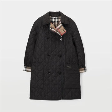 BURBERRY 女性用ロングキルティングジャケット 80841991 105854372