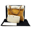 CHANEL AS3260キャメルムスタンエクリュビンテージゴールド22ミディアムショルダーバッグ 148730228 [P]