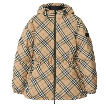 Burberry Checked Nylon Hooded Puffer Jacket 8110240 148756345