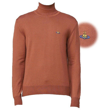 VIVIENNE WESTWOOD ORB Stickerei Logo Wolle Rollkragenpullover 159052131 [P]