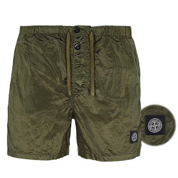 STONE ISLAND Nylon-Schwimmhose mit Logo-Patch 7415B0643 V0058 156978722