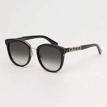 GUCCI Sonnenbrille GG1190SK 001 Große goldene Logo-Dekoration Asiatische Passform 133098644