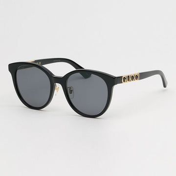 Gucci Sunglasses GG1191SK 003 Luxury Gold Logo Decor Round Asian Fit 79609063