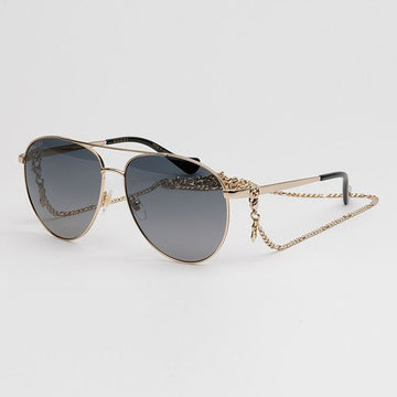 Gucci GG1088S 001 Sunglasses Oversized Boehm Chain Necklace 72943438