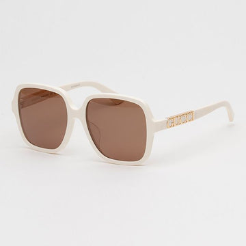 Gucci Sunglasses GG1189SA 005 Luxury Ivory Big Logo Fashion Asian Fit 62831835