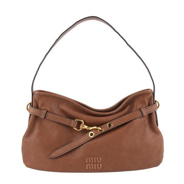 Miu Miu Abingtour Napa Leather Medium Tote Bag 5BC181 2BBL F0316 148801720