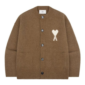 AMI Big Heart Alpaca Cardigan 148801736