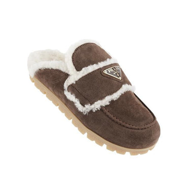 PRADA 1R129O JFT F0324 FZF20 スウェード ウィンター スニーカー 148801772