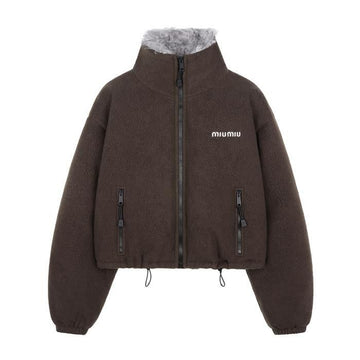 MIU MIU ML1147 18FC F0192 フリースダウンジャケット 148802264