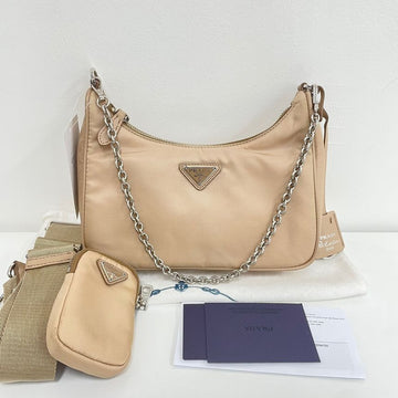 PRADA リエディション リナイロン マルチ ホーボー ショルダーバッグ 1BH204 148802502