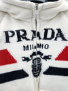 PRADA Damen Cashmere Daunenjacke Weiß 36 292030 10PA 148807156 [P]