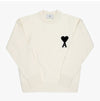 AMI Big Heart Logo Intarsia Strickjacke 148869313 [P]