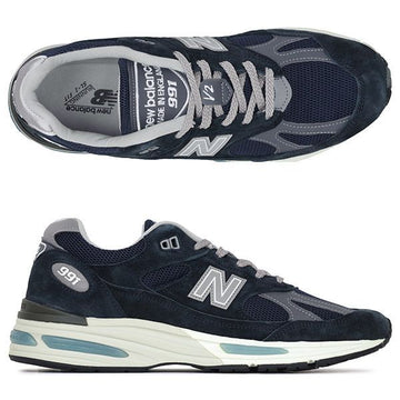 NEW BALANCE 25FW ブルーグレー メイドインUK 991 V2 スニーカー U991NV2 148809071