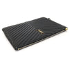 Saint Laurent 440222 Black Matelassé Monogram Document Holder Strap Clutch 148809688 [P]