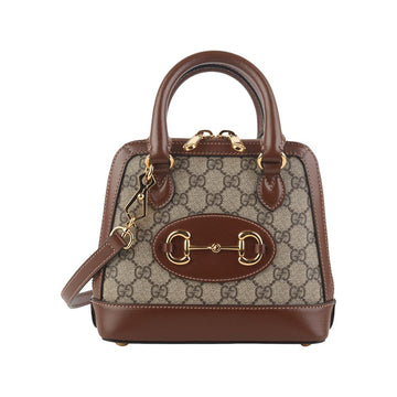 GUCCI 640716 GGスプリーム1955ホースビットトップハンドルミニクロスバッグ36119K 148811444