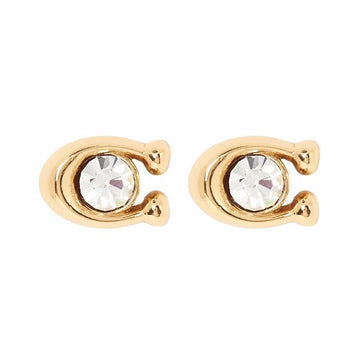 COACH [Einzelstück / 30 Stück limitiert] 26SS Signatur Stein Ohrringe 440614 GLD 110 148819541